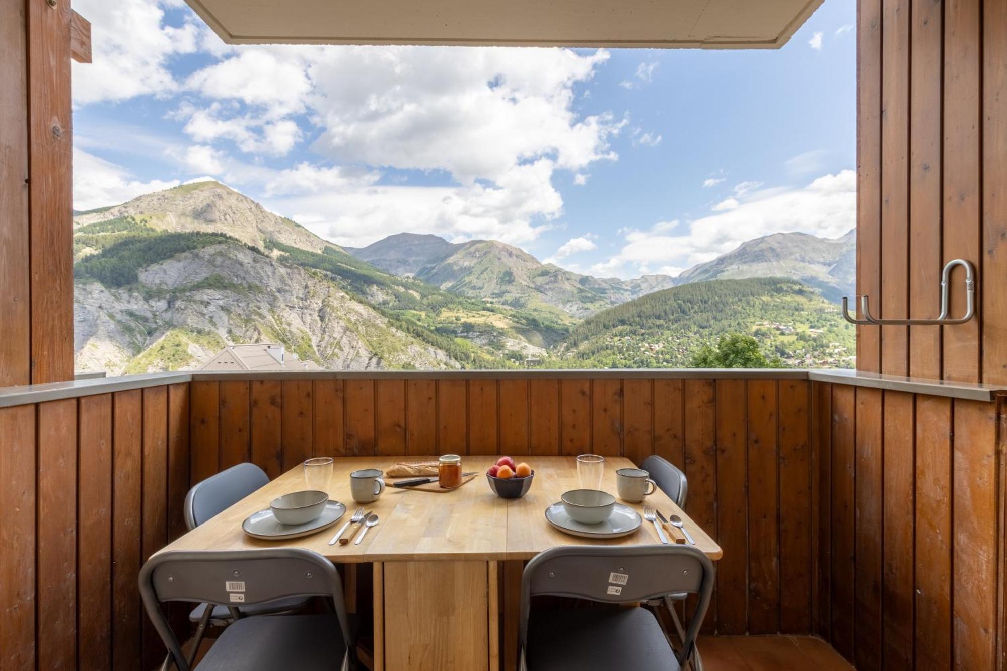 Studio De Charme Avec Vue Sur Le Val D'Allos, Parking Et Wifi Gratuit Eksteriør bilde