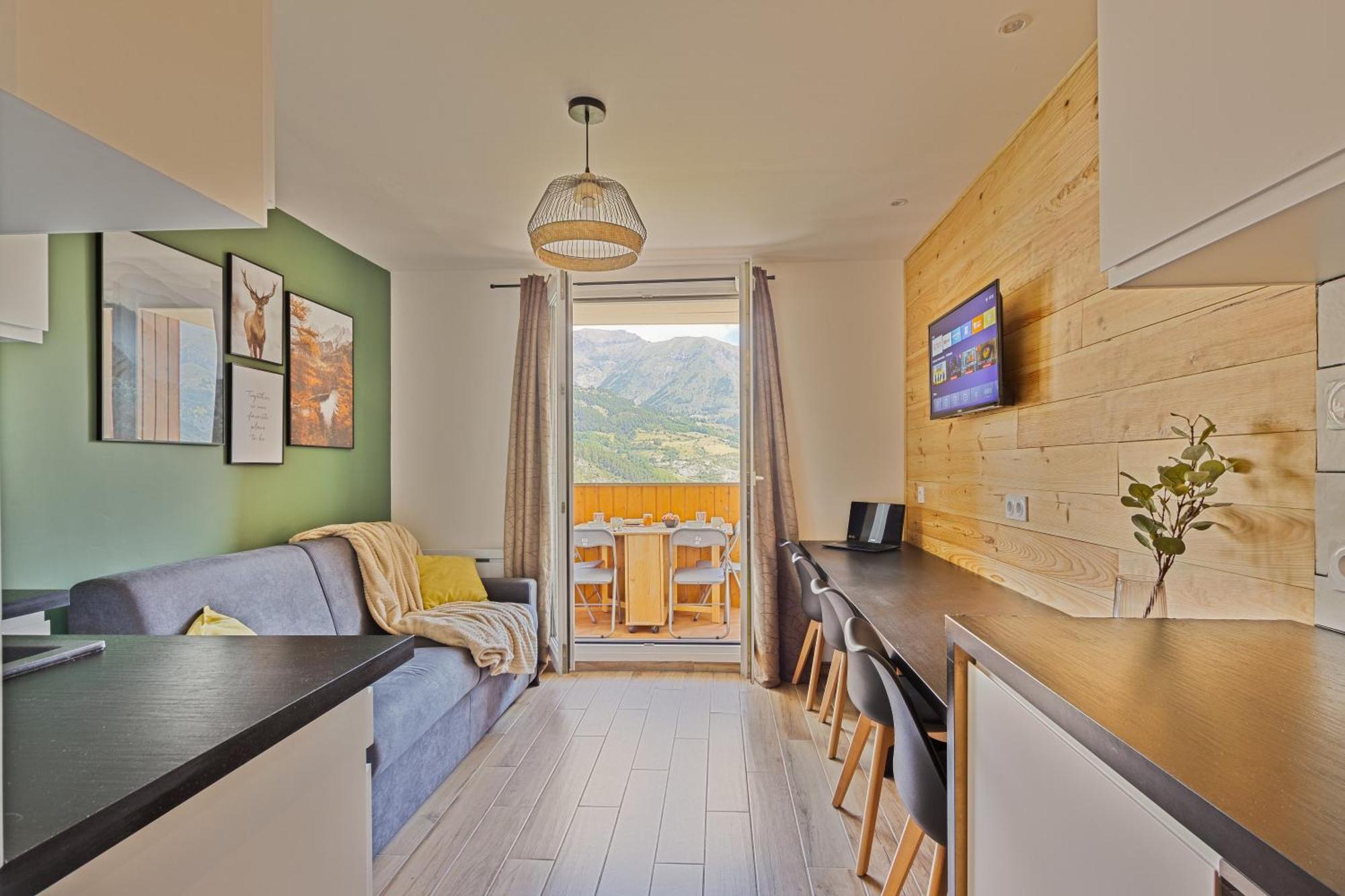Studio De Charme Avec Vue Sur Le Val D'Allos, Parking Et Wifi Gratuit Eksteriør bilde